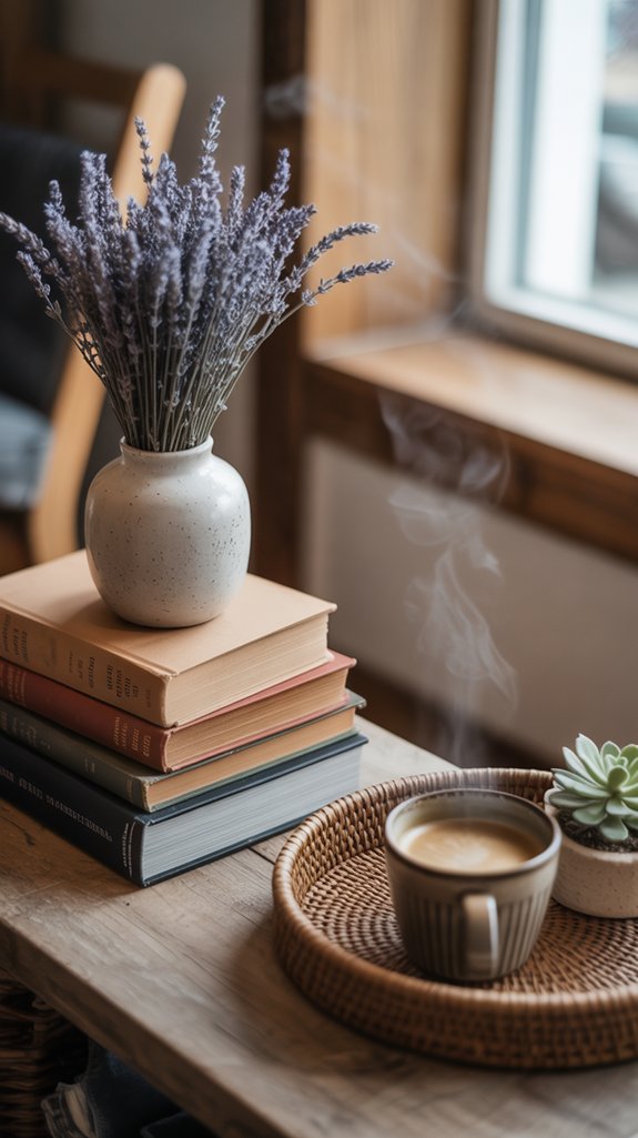 books as stylish decor