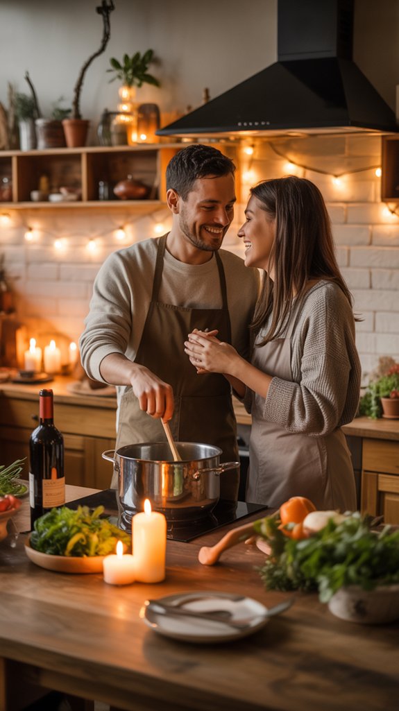 cooking together creating memories