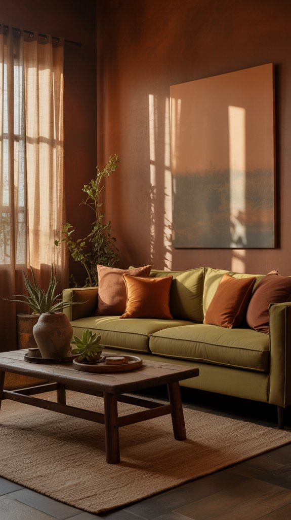 earthy palette for comfort