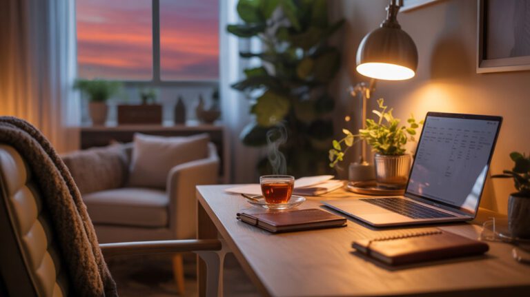 evening routine for productivity