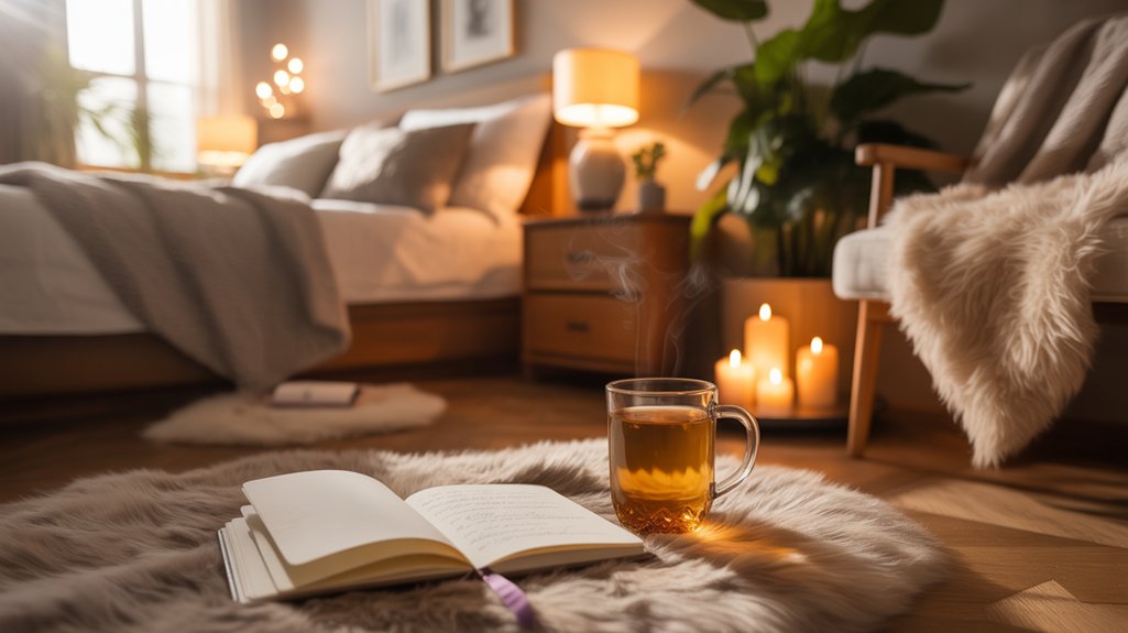 unwind with evening routine