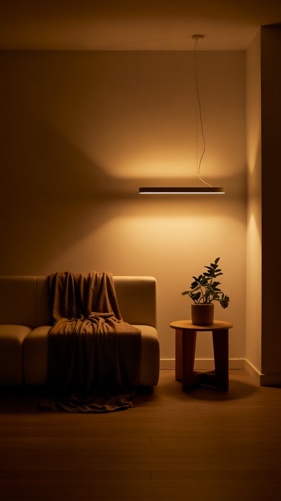 warm inviting lighting ambiance